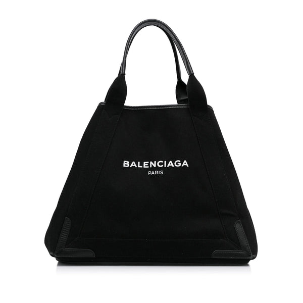 Balenciaga Navy Cabas Tote M (SHG-ZCKD8U) – LuxeDH