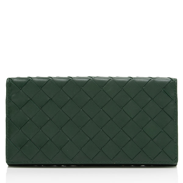 Bottega Veneta Intrecciato Nappa Leather Bi-Fold Continental