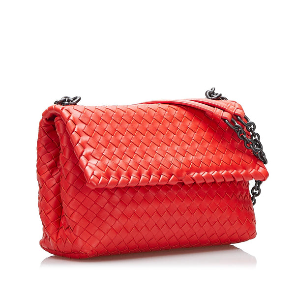 Bottega Veneta Padded Woven Clutch Bag