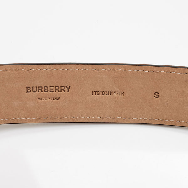 Burberry Leather Reversible TB Monogram Belt - Size 26 / 65 (SHF-2D4U8 –  LuxeDH