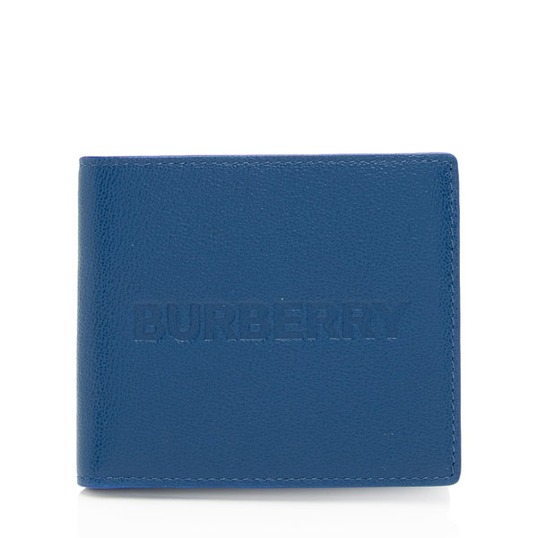 Burberry Monogram Bi-Fold Wallet - Blue