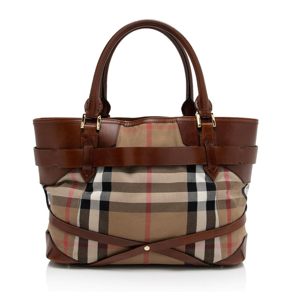 Burberry, Bags, Burberry Bridle House Check Landscape Lynher Tote