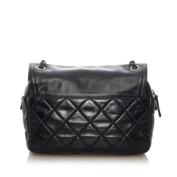 Chanel Luxe Ligne Accordion Flap Bag Patent