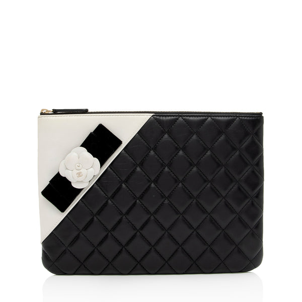 Chanel camellia online pouch