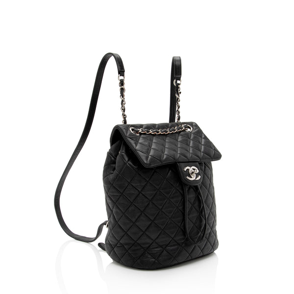 Chanel Small Urban Spirit Quilted Lambskin Backpack Bag