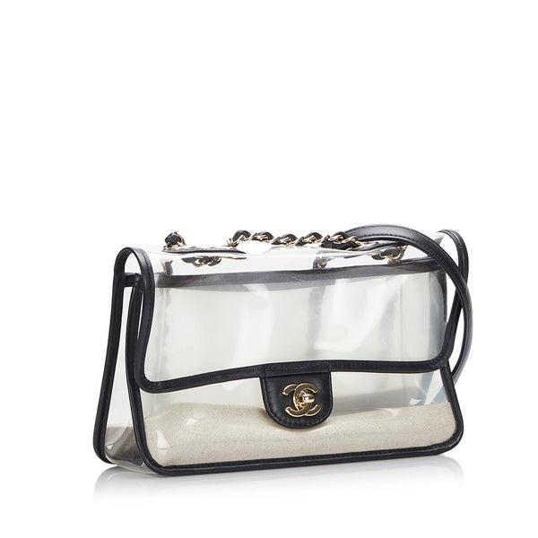 Chanel PVC Coco Sand Flap Bag