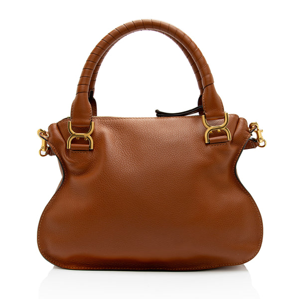 Chloe Calfskin Marcie Medium Satchel (SHF-19716) – LuxeDH