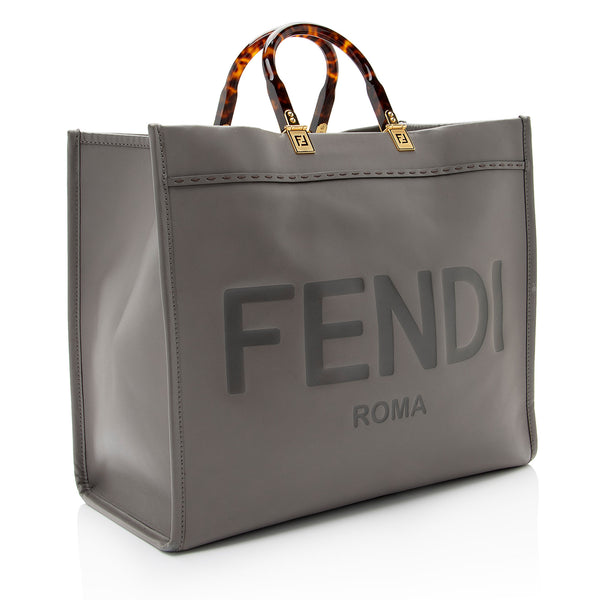 Fendi Authenticated Sunshine Leather Handbag