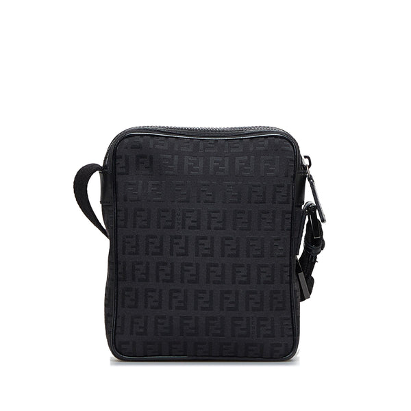 Fendi Baguette Pouch Logo Cross Body Bag in Black for Men