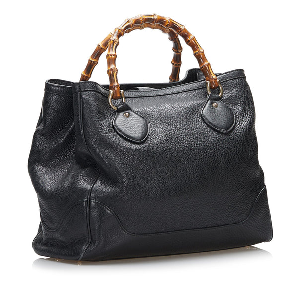 Diana Bamboo leather tote