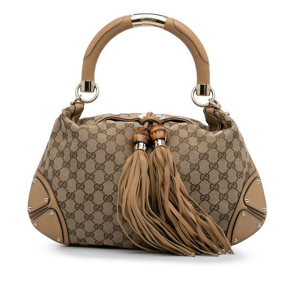 Gucci Monogram GG Canvas Indy Handbag