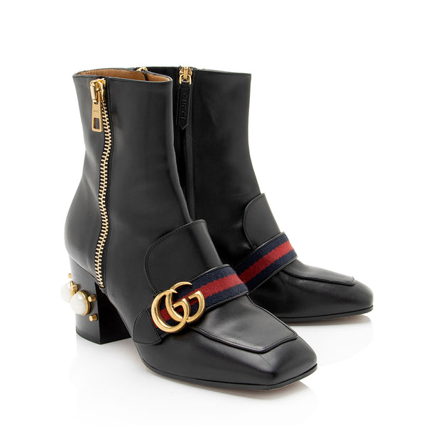 Gucci boots clearance pearls