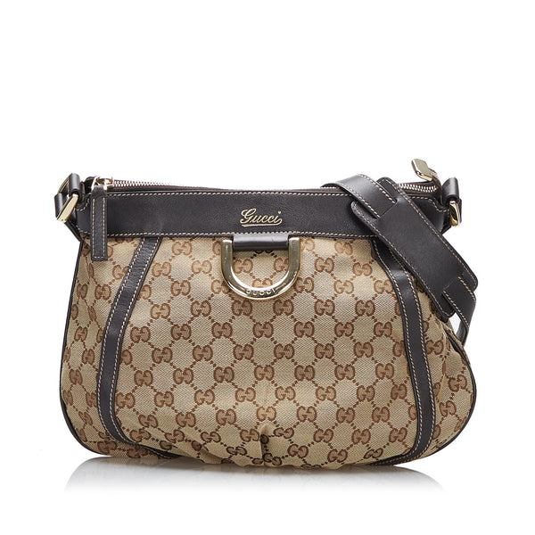 Gucci GG Canvas Abbey D-Ring Crossbody Bag in 2023