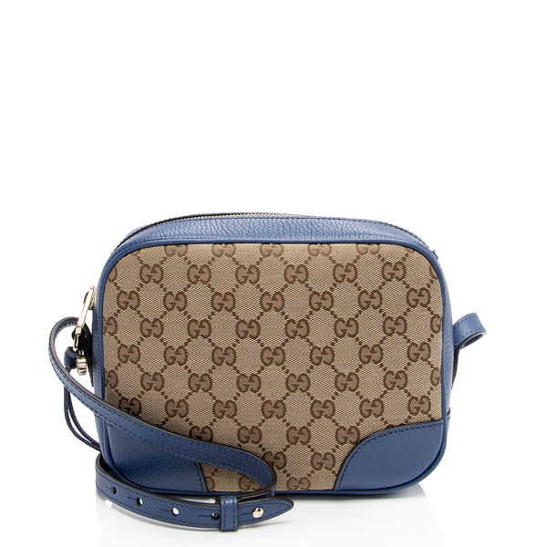 Gucci GG Canvas Bree Mini Messenger Bag SHF D3ynGR