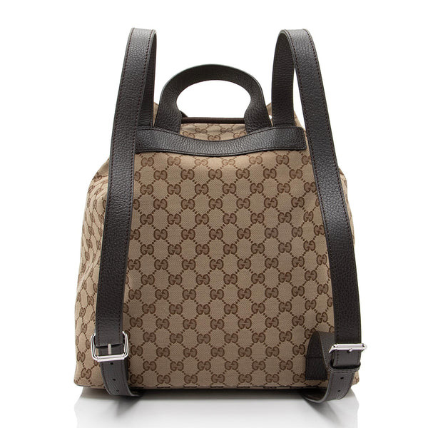 Gucci GG Canvas Drawstring Backpack (SHF-USUhpl) – LuxeDH