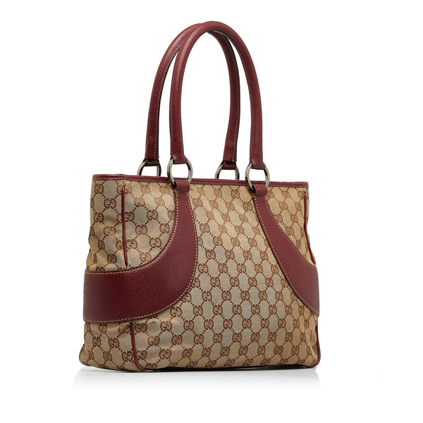 Gucci GG Canvas Tote Bag (SHG-8eli4C) – LuxeDH