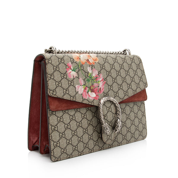 Gucci GG Supreme Blooms Medium Dionysus Shoulder Bag