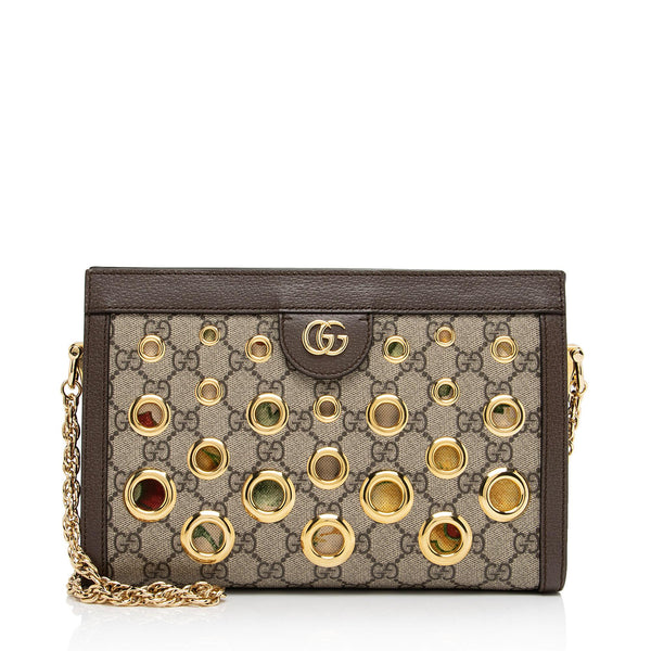 Gucci GG Supreme Web Crossbody bag (SHG-29969) – LuxeDH