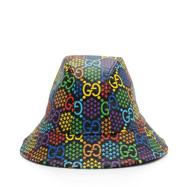 Gucci GG Supreme Psychedelic Fedora Hat - Size M (SHF-23709)