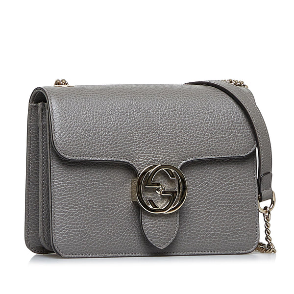 Gucci Small Dollar Interlocking G Crossbody (SHG-K0tD9E) – LuxeDH