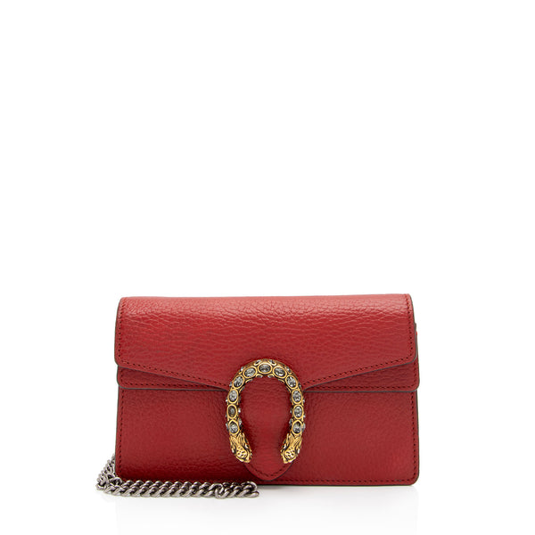 Gucci Leather Dionysus Super Mini Bag, Gucci Handbags