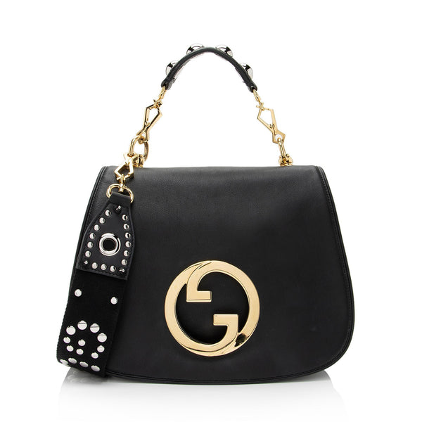 Gucci Blondie shoulder bag in white leather