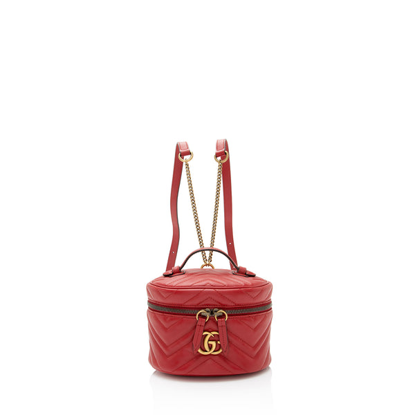 Gucci GG Marmont Mini Backpack in Red