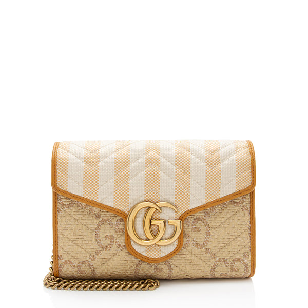 Gucci fashion marmont petite wallet on chain