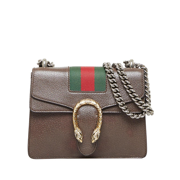 Gucci Dionysus Mini Leather Shoulder Bag