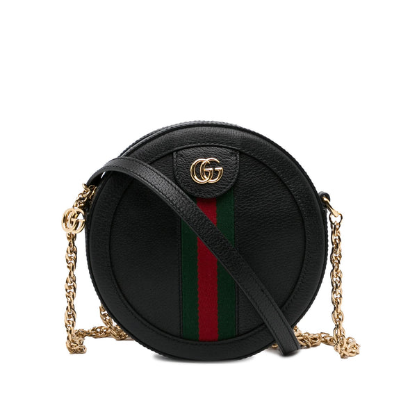 Ophidia GG mini round shoulder bag