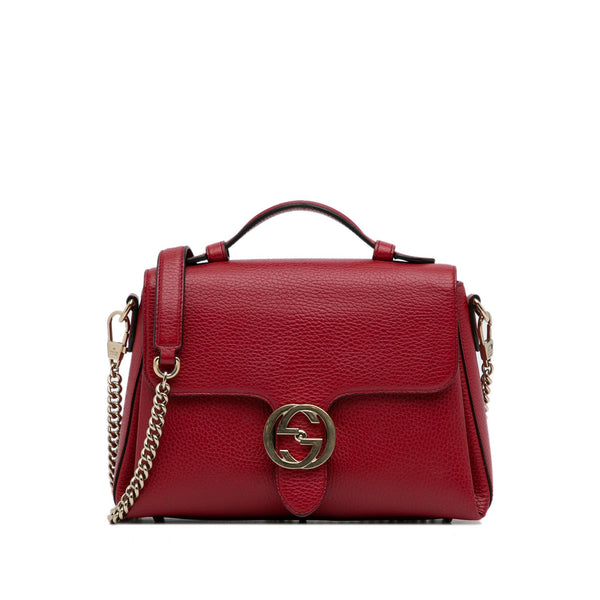 Gucci Small Interlocking G Dollar Top Handle Bag