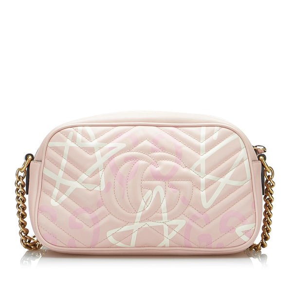 Small Graffiti Shoulder Bag Pink