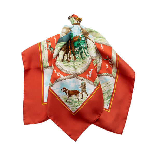 Hermes Silk 90cm Scarf (SHF-9hv1Gi) – LuxeDH