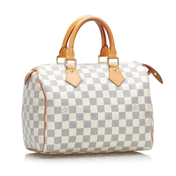 1730-755 Louis Vuitton Speedy 25 Damier Azur SP0038 Condition: 6.5