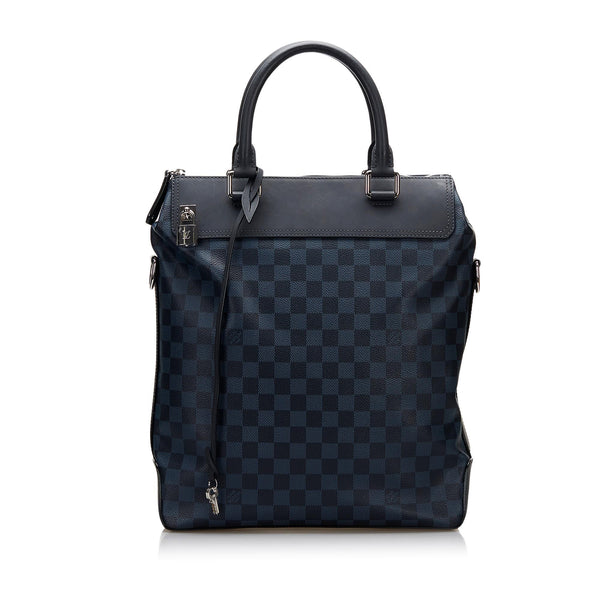 Louis Vuitton Greenwich Damier Cobalt Tote Bag Black