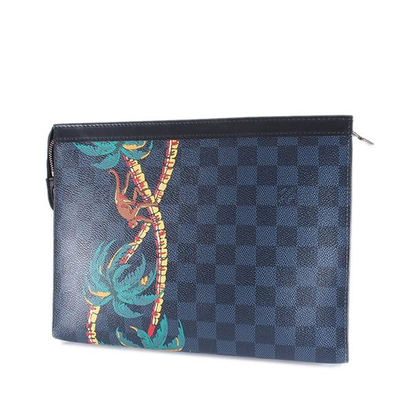 Louis Vuitton Damier Cobalt Race Pochette Voyage MM - Bags Valley