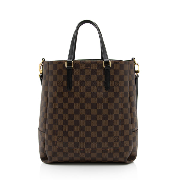 Louis Vuitton Damier Ebene Belmont Tote (SHF-18789) – LuxeDH