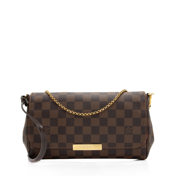 Louis Vuitton Favourtie mm Shoulder Bag in Damier Ebene Canvas