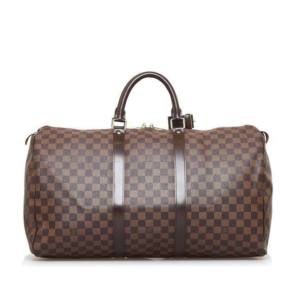 Louis Vuitton - Keepall Bandoulière 50 Bag - Leather - Sauge - Men - Luxury