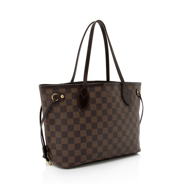 Louis Vuitton Neverfull Tote Damier PM Brown