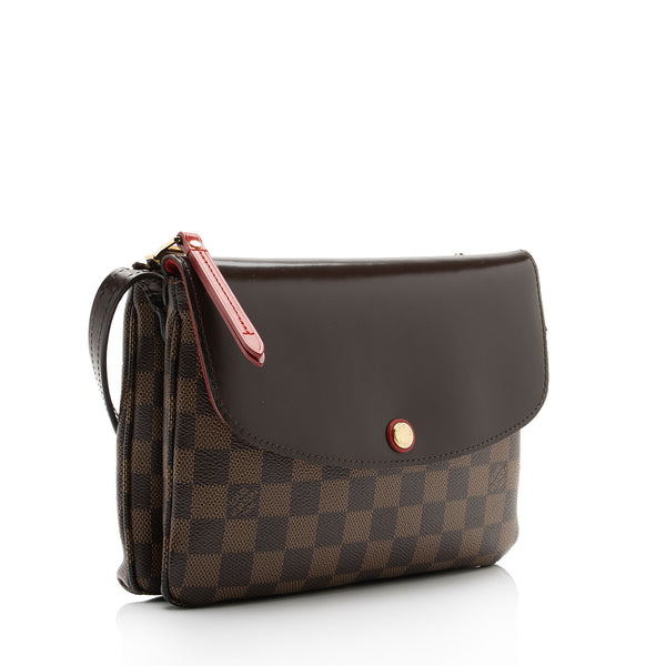Louis Vuitton Damier Ebene Twice - Brown Crossbody Bags, Handbags