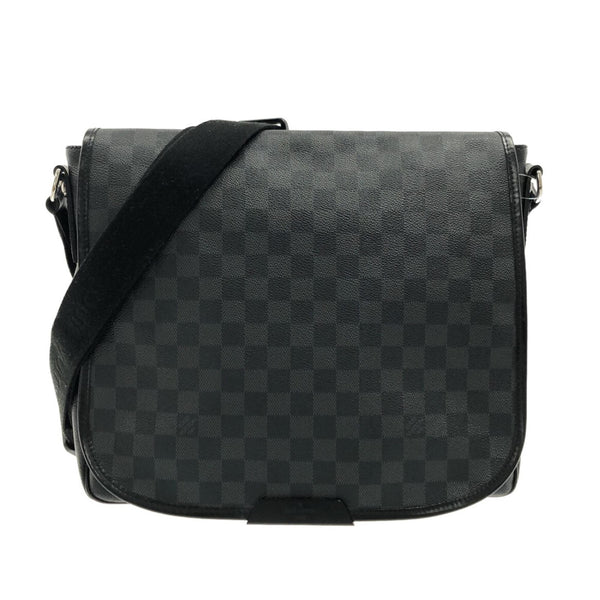 Mens Louis Vuitton Damier Graphite Daniel MM Satchel Bag