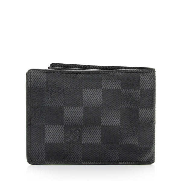 Louis Vuitton Mens Folding Wallets, Grey