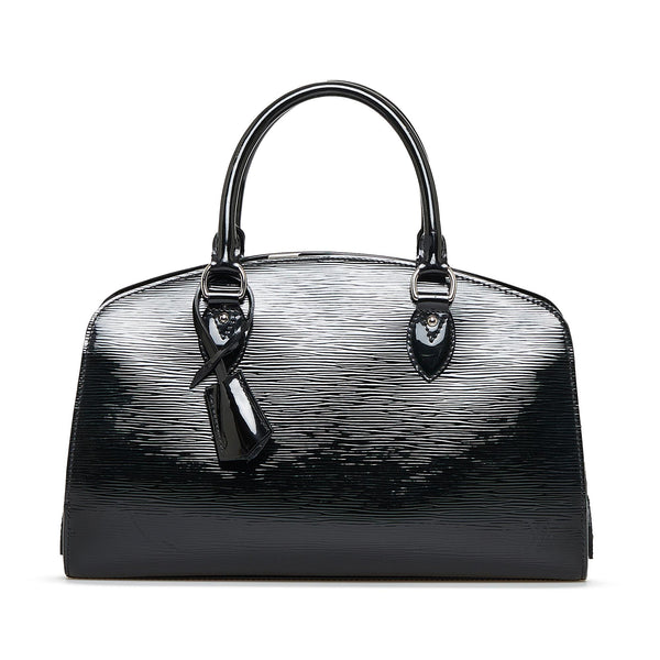 Louis Vuitton Black Electric Epi Leather Twist MM Bag Louis