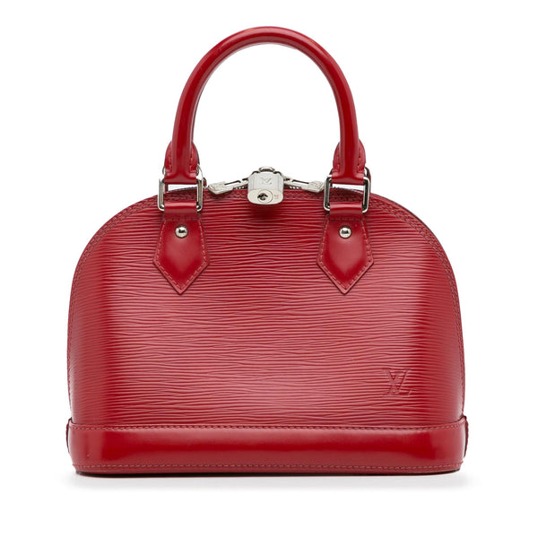 Louis Vuitton Alma BB Epi Leather In Red