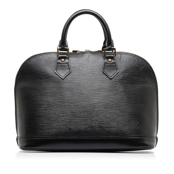 Louis Vuitton Black Epi Leather Alma BB Bag Louis Vuitton