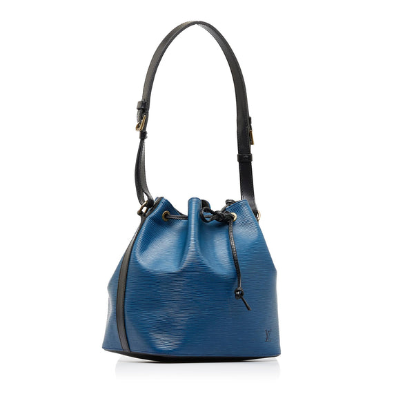 Louis Vuitton Blue Epi Bucket Bag