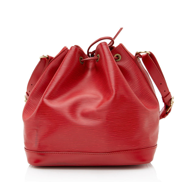 Louis Vuitton Red EPI Leather Petite Noe Bag