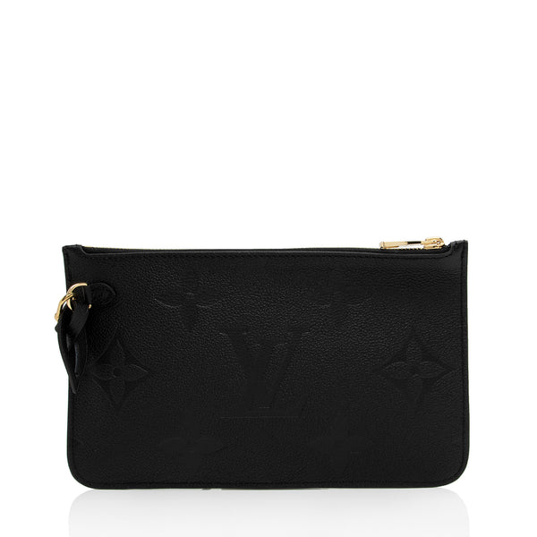 Louis Vuitton Black Monogram Giant Empreinte Pochette Felicie Shoulder Bag