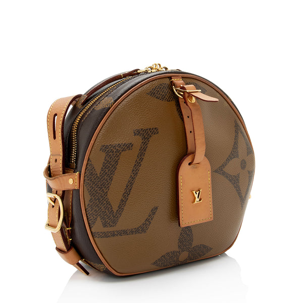 Louis+Vuitton+Boite+Chapeau+Crossbody+Brown+Canvas for sale online